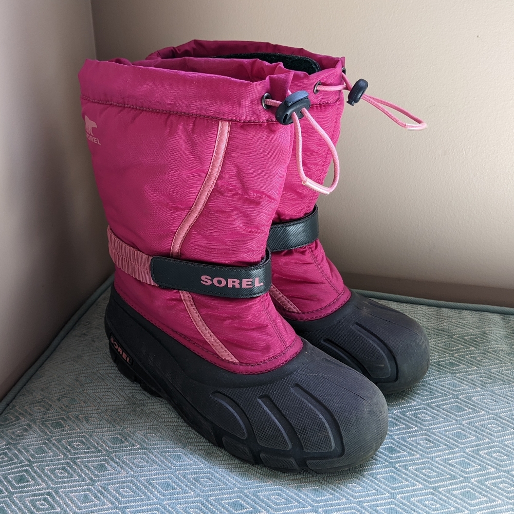 Sorel Girl's Youth Flurry Boots in Pink, see *Note*